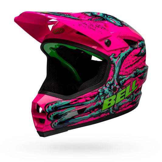 Bell Bike Sanction 2 Dlx MIPS Bicycle Helmets Bonehead Gloss Pink/Turquoise X-Large