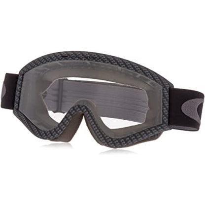 Oakley L Frame Graphic Frame Mx Goggles Carbon Fiber Clear One Size