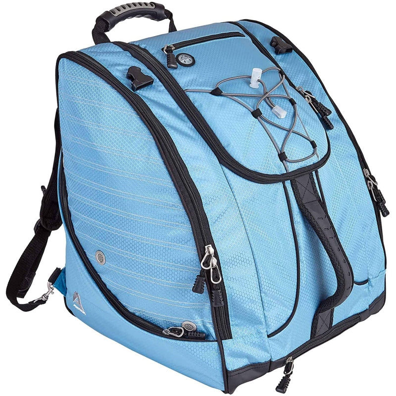Athalon Sportgear Deluxe Everything Boot Bag Sky Blue/Black
