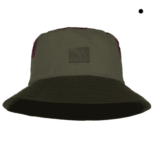 Buff Sun Bucket Hat Hak Khaki Small/Medium