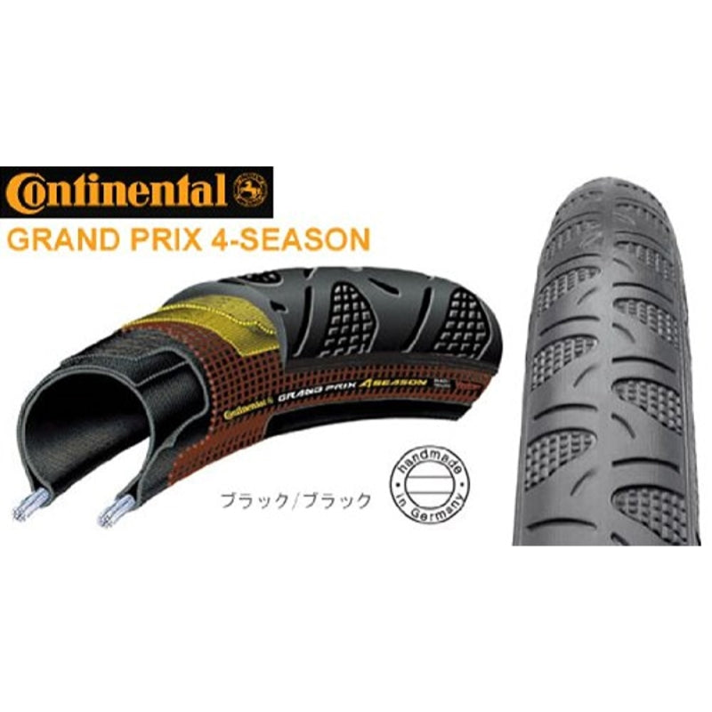 Continental Grand Prix 4 Season 700 X 23 Black-Duraskin - Set of 2