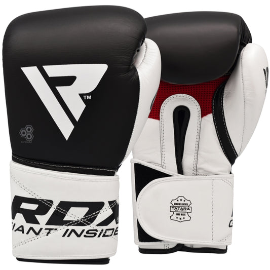 RDX S5 Leather Boxing Sparring Gloves 12oz