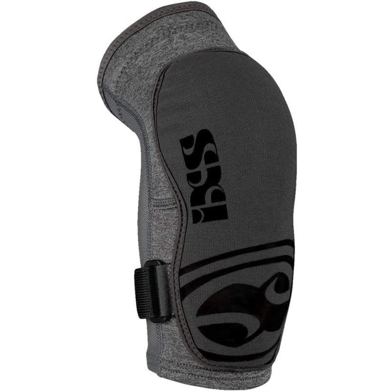 IXS Flow Evo+ Breathable Moisture-Wicking Padded Protective Elbow Guard Grey Medium