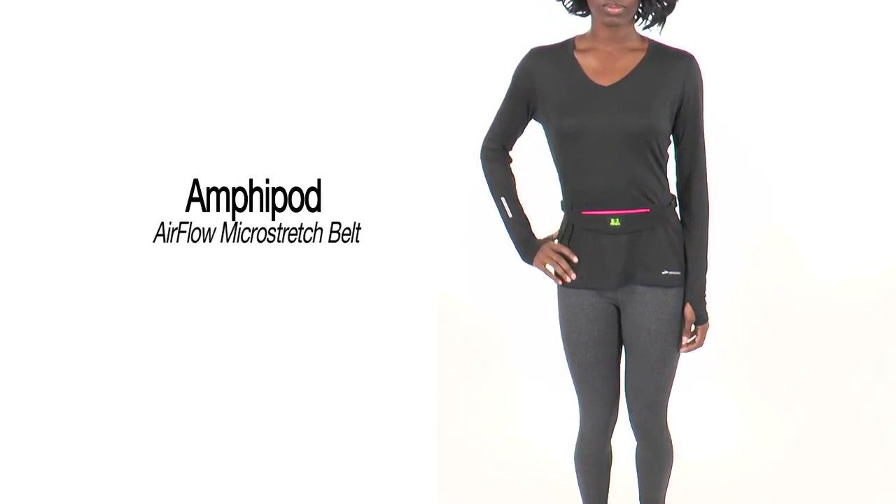 Amphipod MicroStretch Plus Luxe Belt Black X-Large