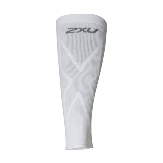 2XU X Compression Calf Sleeves  White/White Large