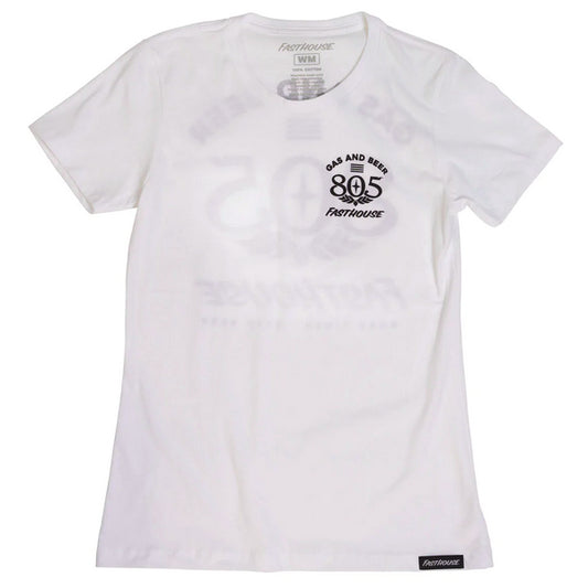 Fasthouse 805 Necessities Tee Womens White 2X-Large