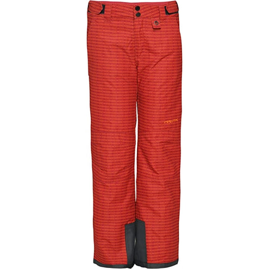 Arctix Snow Pants With Reinforced Knees And Seat Youth - Arrowhead Vintage Red/Orange - X-Small