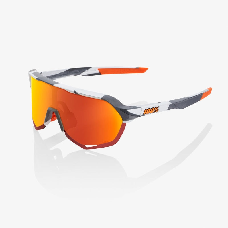 Ride 100 S2 Soft Tact GREY CAMO - HiPER Red Multilayer Mirror Lens
