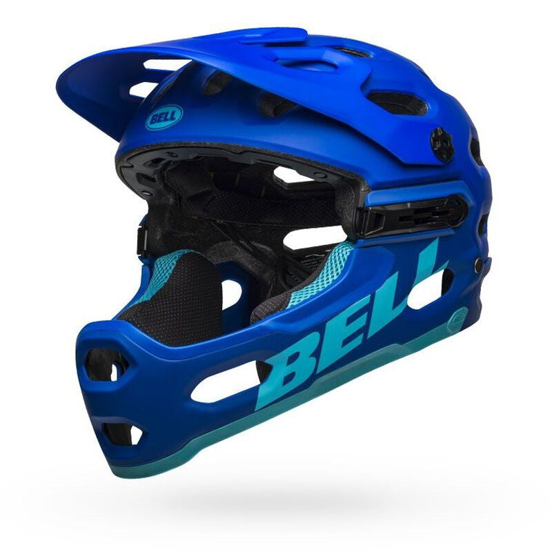 Bell Bike Super 3R MIPS Bicycle Helmets Matte Blues Medium