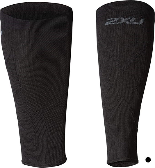 2XU X Compression Calf Sleeves  Black/Black X-Small