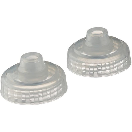 Amphipod  Small Caps 2 Pack Jett-Squeeze (For 8, 10.5, 12, 16, And 17 Oz. Bottles) Clear