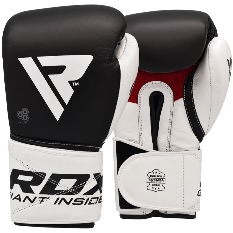 RDX S5 Leather Boxing Sparring Gloves 10oz