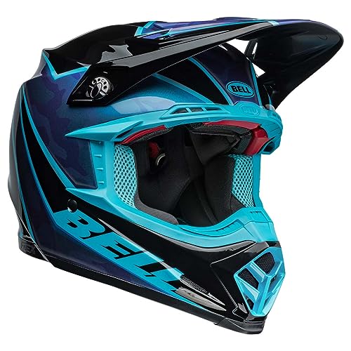 Bell Helmets Moto-9S Flex Sprite Black/Blue Medium