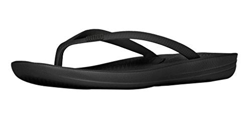FitFlop Iqushion Solid Ergo Womens All Black 10M US - Open Box  - (Without Original Box)