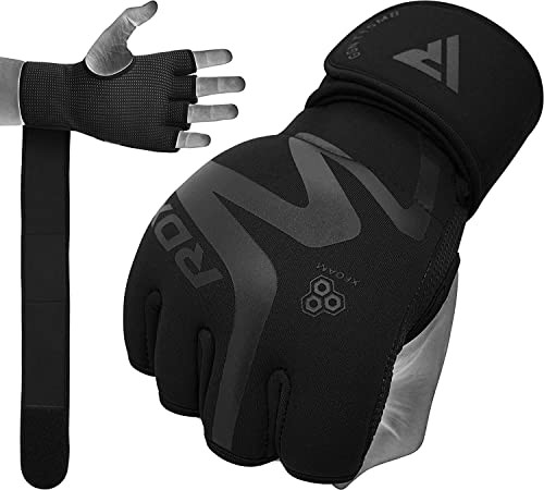 RDX Sports Grappling Glove Neoprene T15 Matte Black Small