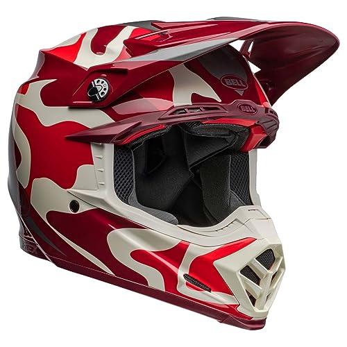 Bell Helmets Moto-9S Flex Mercant Red/Silver Medium