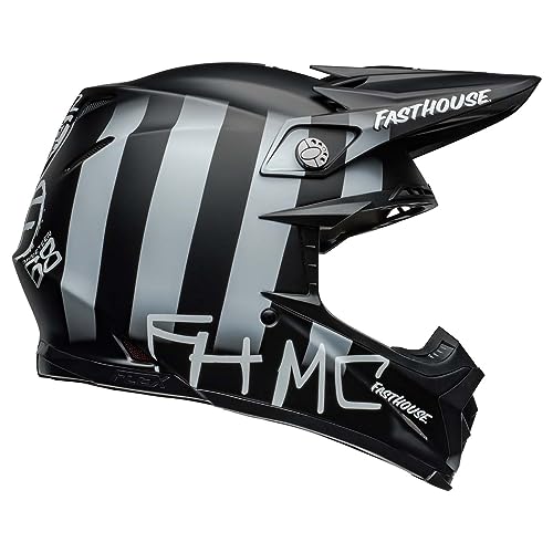 Bell Helmets Moto-9S Flex Fh Mc Matte Black/Yellow Medium