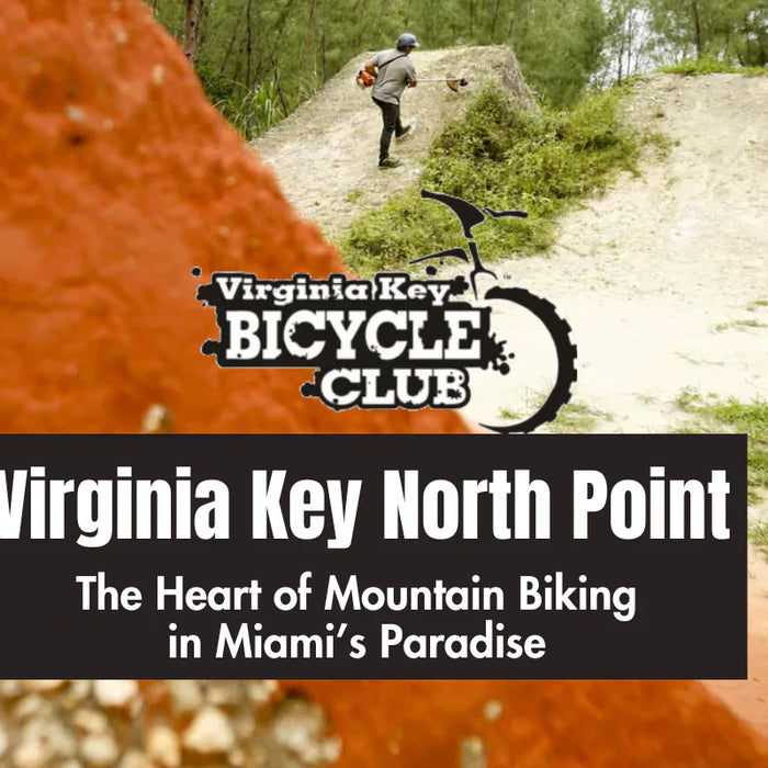 Virginia Key North Point MTB trails Miami - Biker maintenance at Virginia Key Bicycle Club
