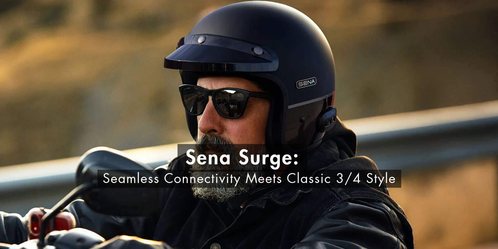 Sena Surge: Seamless Connectivity Meets Classic 3/4 Style