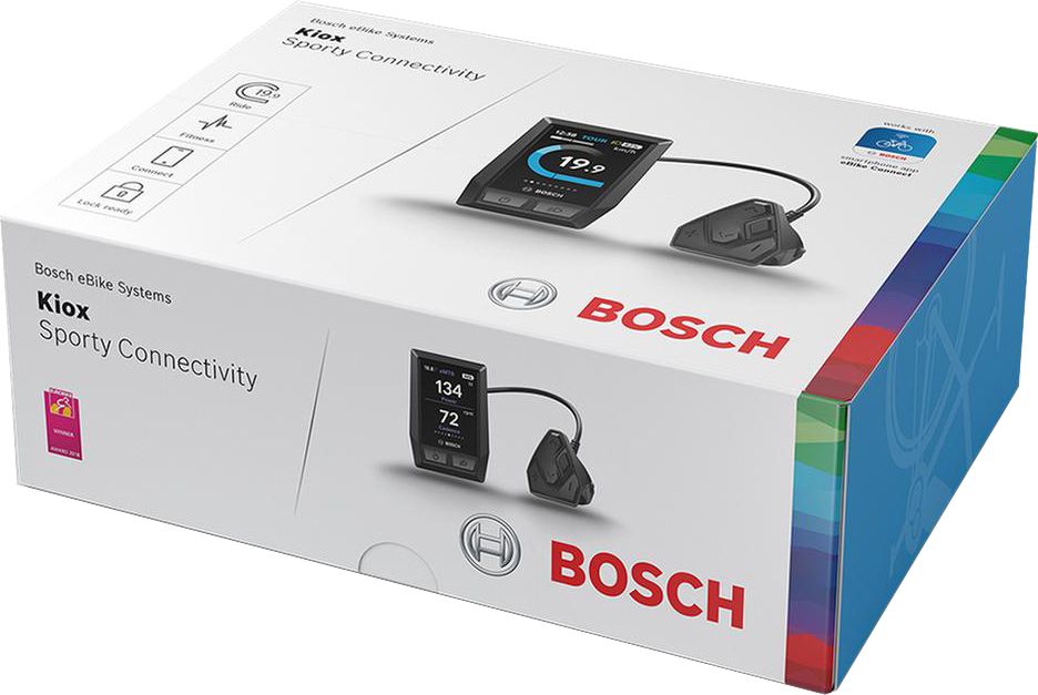 Bosch Kiox Aftermarket Kit: Includes Display Kiox Headunit (BUI330) Socket with mounting plate remote 1500mm Cable