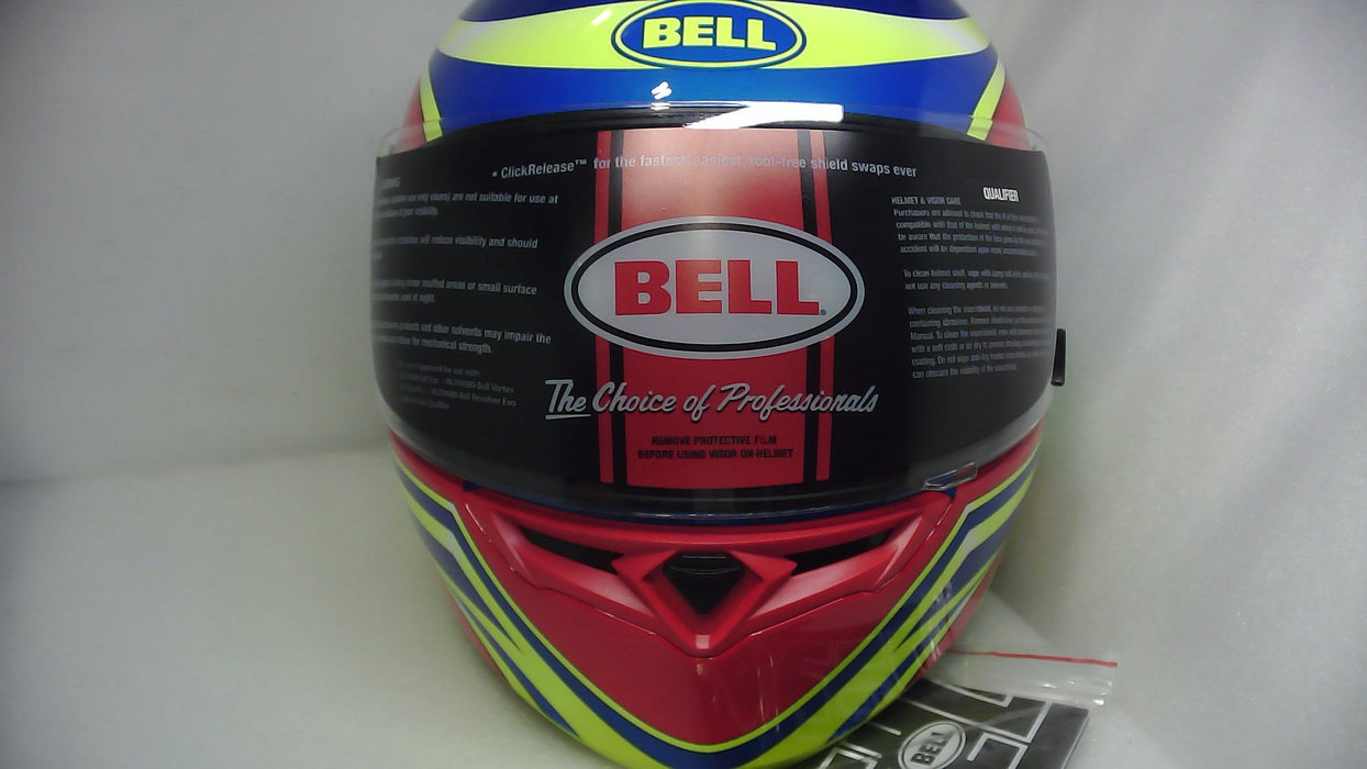 Bell Moto Qualifier Conduit Gloss Retina/Blue Medium - Open Box (Without Box)