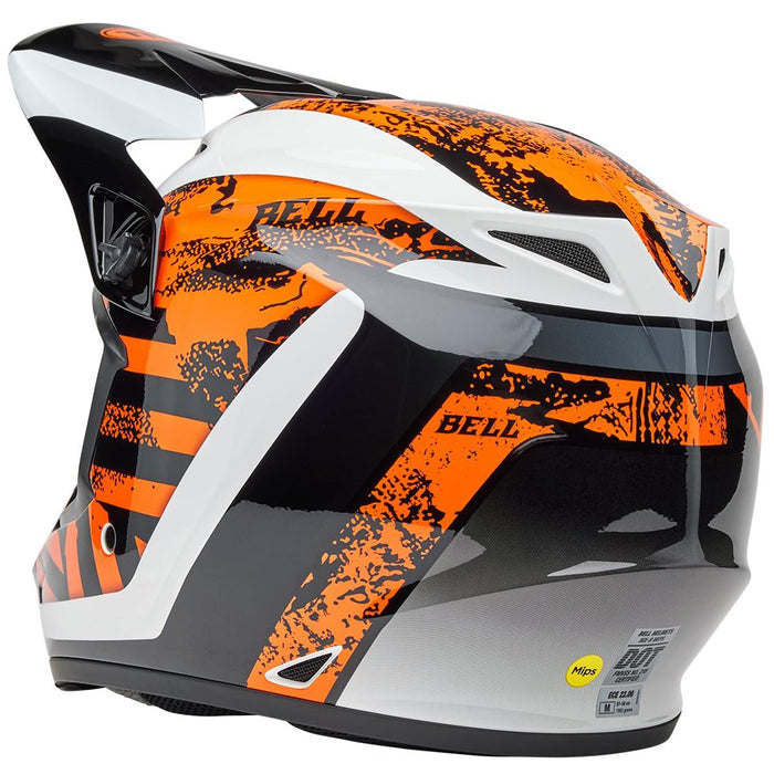 Bell Moto MX-9 MIPS Black/Orange Breakdance Medium