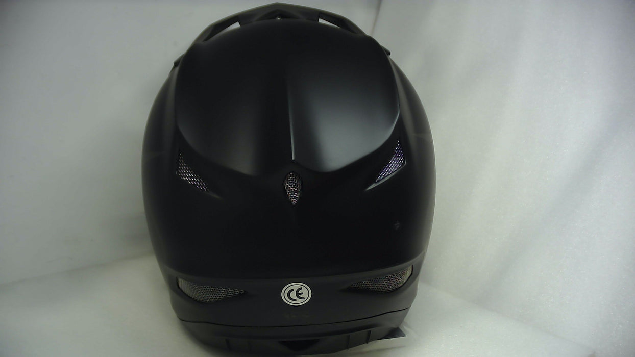 Troy Lee Designs D3 Fiberlite Helmet No Mips Mono - Black - X-Large - Open Box  - (Without Original Box)