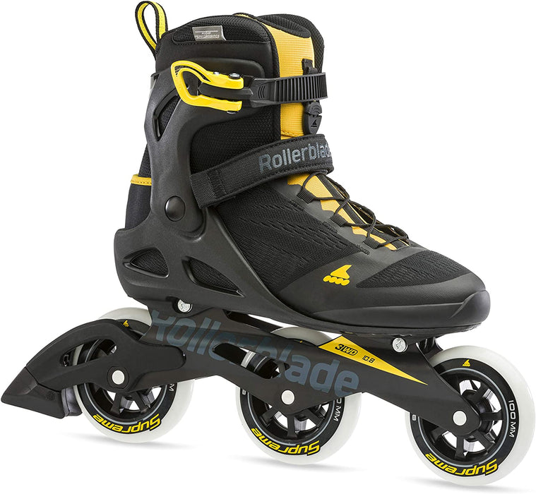 Rollerblade Macroblade 100 3Wd Black/Saffron Yellow 12