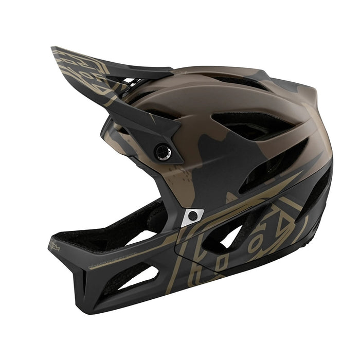 Troy Lee Designs Stage Helmet W/Mips Stealth Camo Olive X-Large/2X-Large