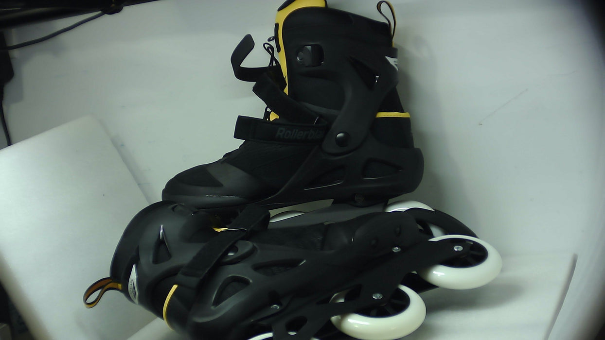 Rollerblade Macroblade 100 3Wd Black/Saffron Yellow 11.5 (Without Original Box)