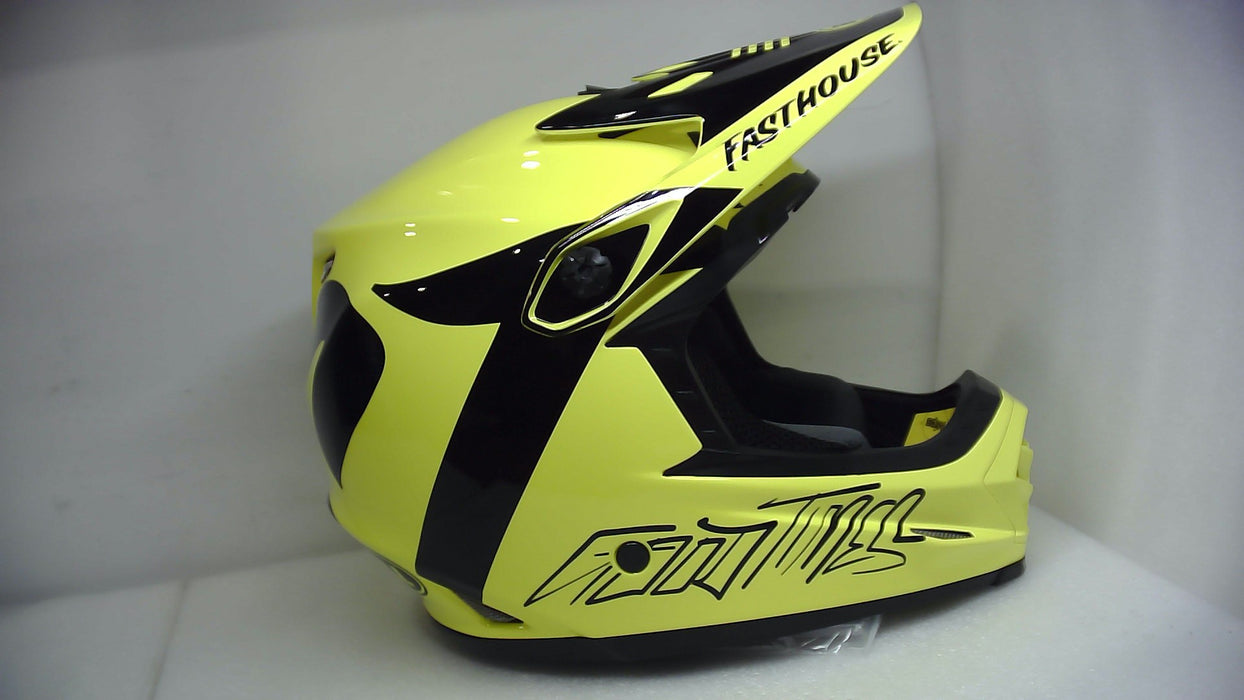 Bell Bike Full-9 Fusion Mips Helmet Fasthouse Newhall Gloss Hiviz/Black Large (Without Original Box)