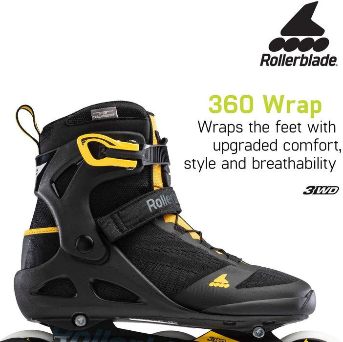 Rollerblade Macroblade 100 3Wd Black/Saffron Yellow 8