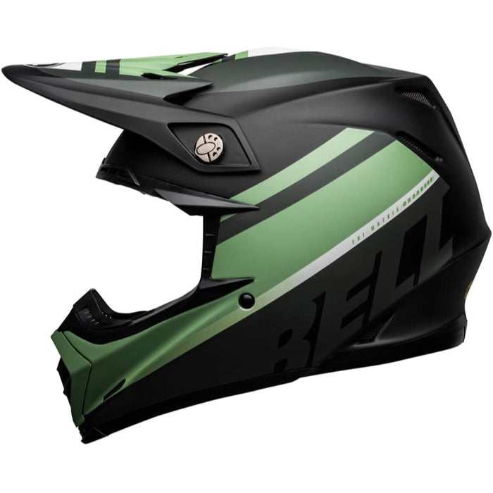 Bell Moto Moto-9 MIPS Prophecy Matte Black/Dark Green Medium