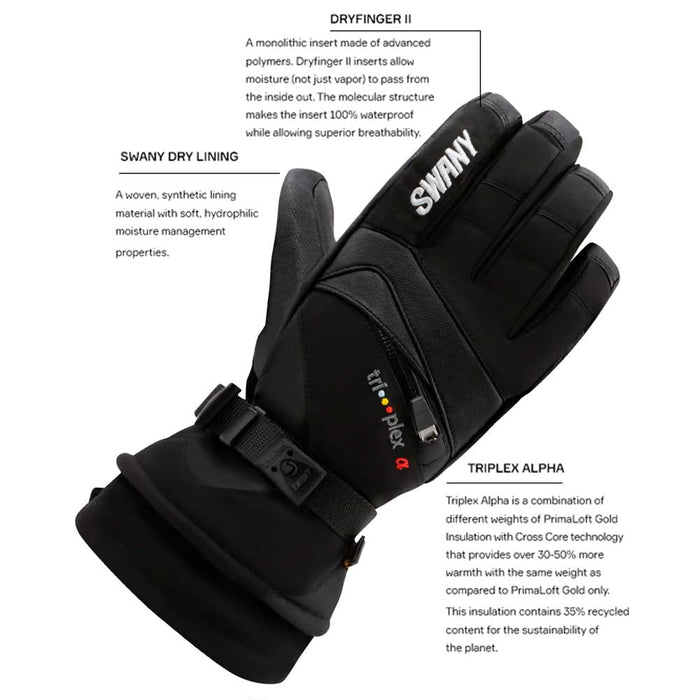 Swany X-Change Glove 2.1 Bk Small