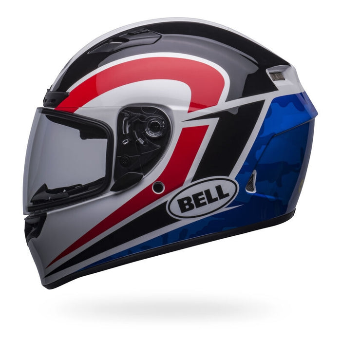 Bell Moto Qualifier DLX MIPS Blitz Gloss White/Blue Camo Medium