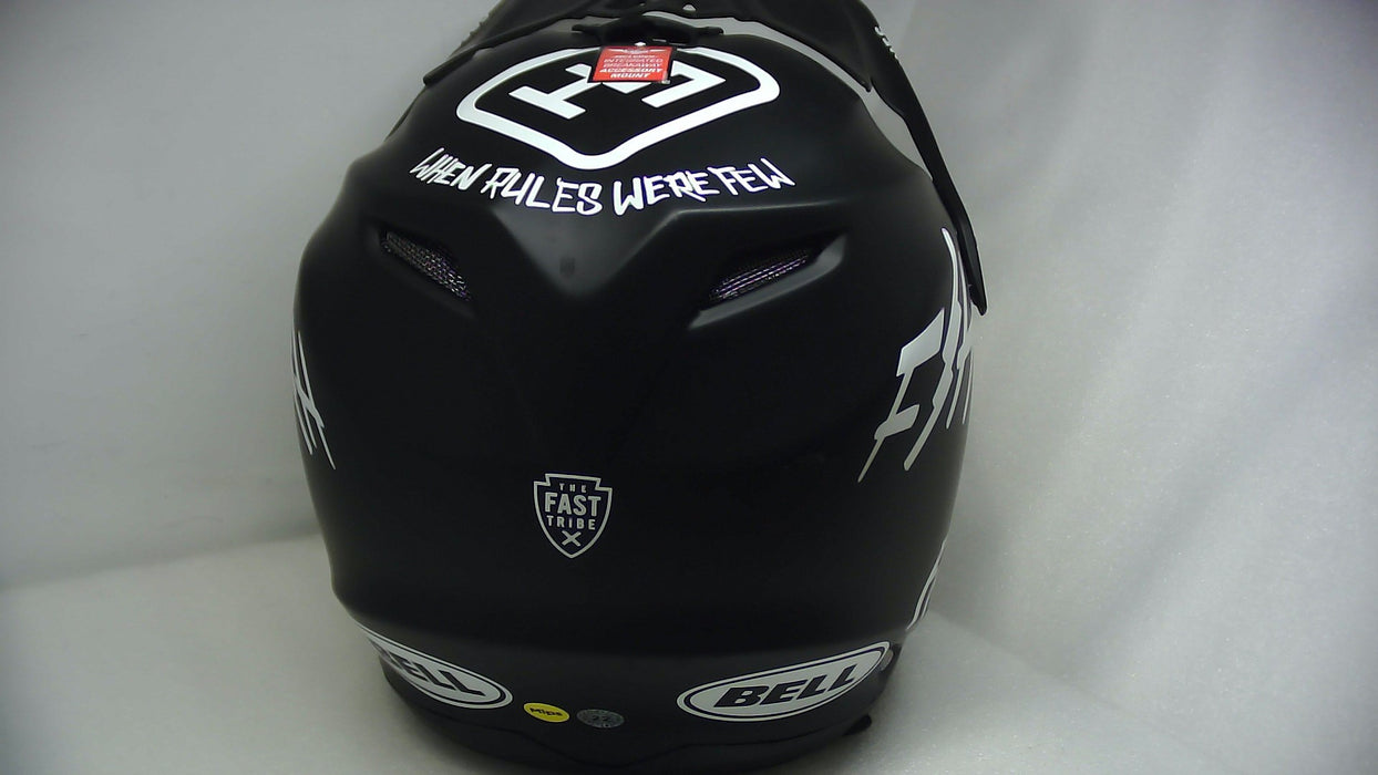 Bell Bike Full-9 Fusion Mips Helmet Fasthouse Matte Black/White Small - Open Box - (Without Original Box)