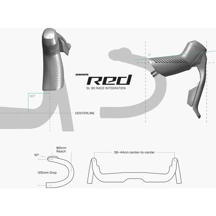 Zipp SL 80 Race A1 Bicycle Handlebars
