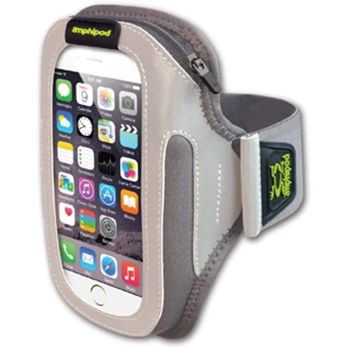 Amphipod Refelctive-Burst ArmPod SmartView Sumo Armband Silver/Charcoal X-Large