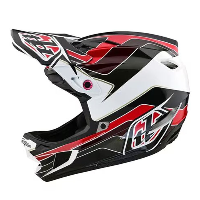 Troy Lee Designs D4 Polyacrylite Helmet W/Mips Block Charcoal/Red Medium