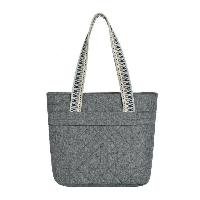 Travelon ATBohoToteGHT Gray Heather