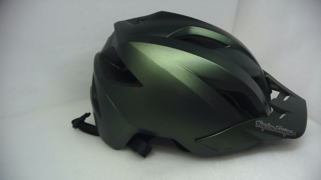 Troy Lee Designs Flowline Helmet W/Mips Orbit Forest Green Medium/Large - Open Box  - (Without Original Box)