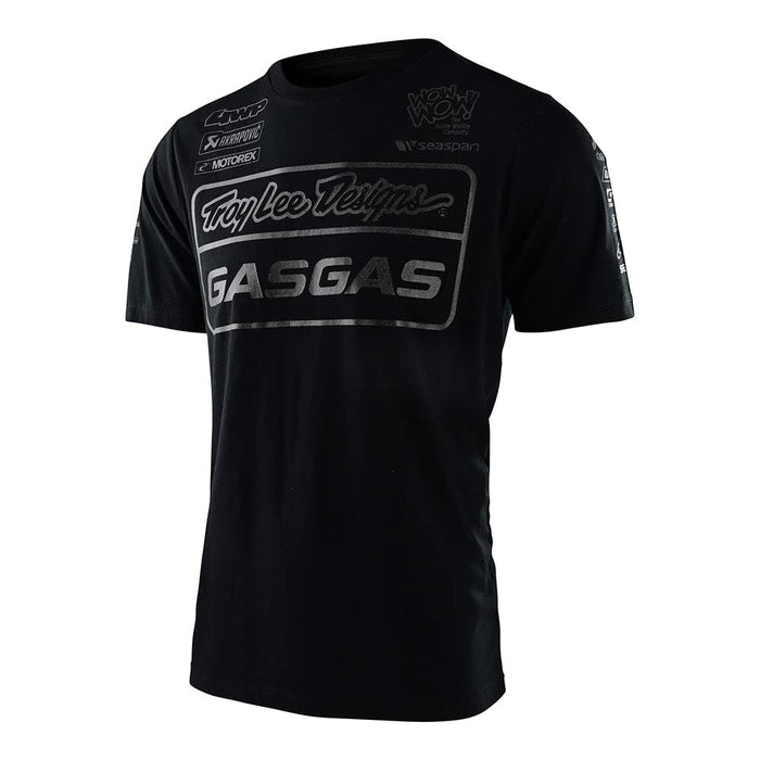 Troy Lee Designs GASGAS Team Short Sleeve TEE Black Reflective Medium