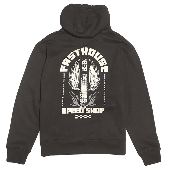 Fasthouse Iron Steed Hooded Pullover Black Large