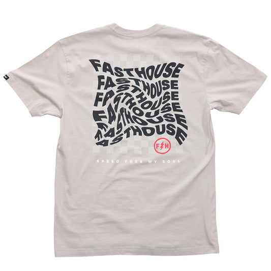 Fasthouse Stray SS Tee Light Gray Large