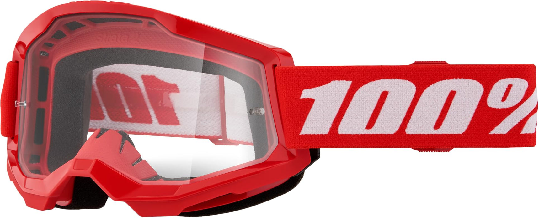 Ride100 RIDE100 STRATA 2 Goggles Red/Clear