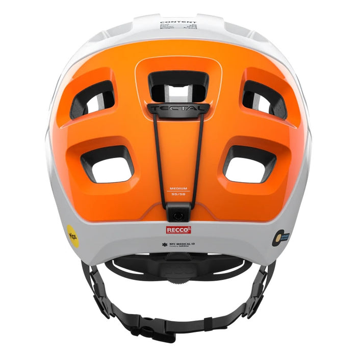 POC Tectal Race MIPS NFC Hydrogen White/Fluorescent Orange AVIP Medium/55-58