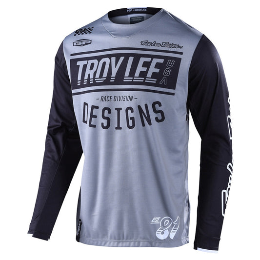 Troy Lee Designs Gp Jersey Race 81 Gray Medium