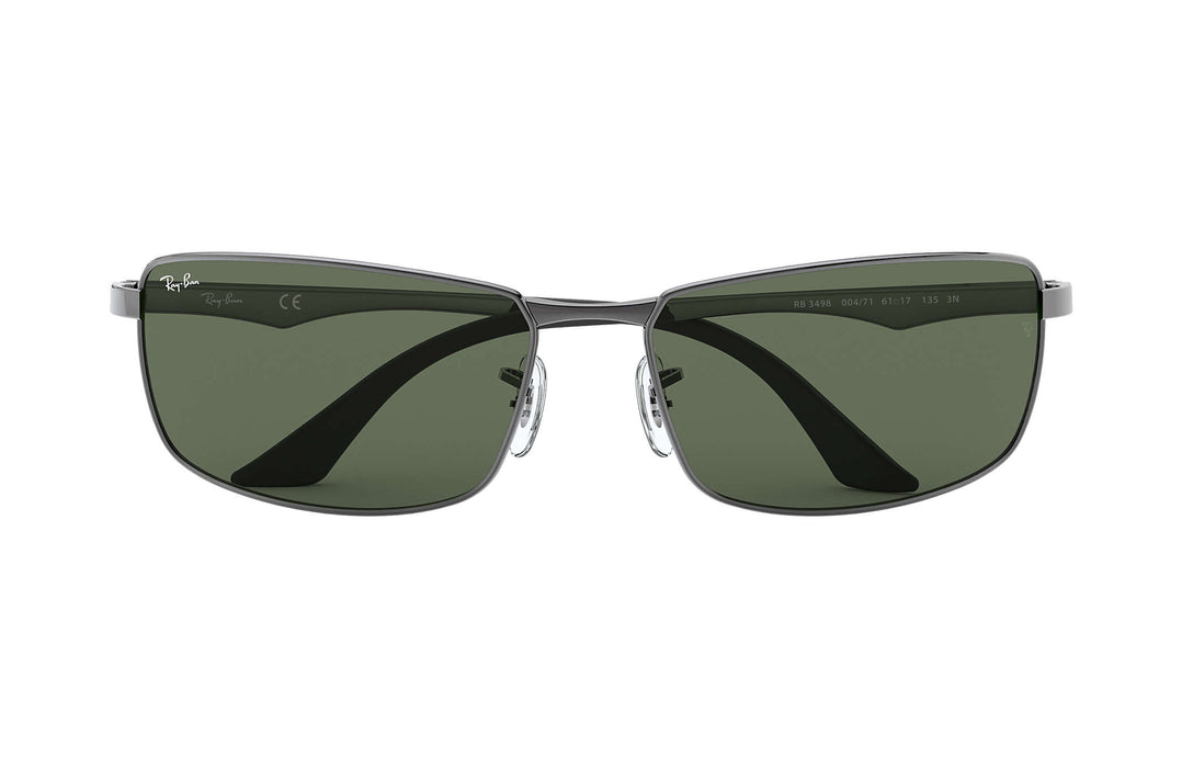 Rayban Rb3498 - Gunmetal Frame Green Classic - 61Mm