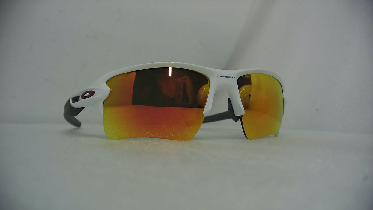 Oakley Flak 2.0 Xl Polished White W/ Prizm Ruby - Open Box (Without Box)