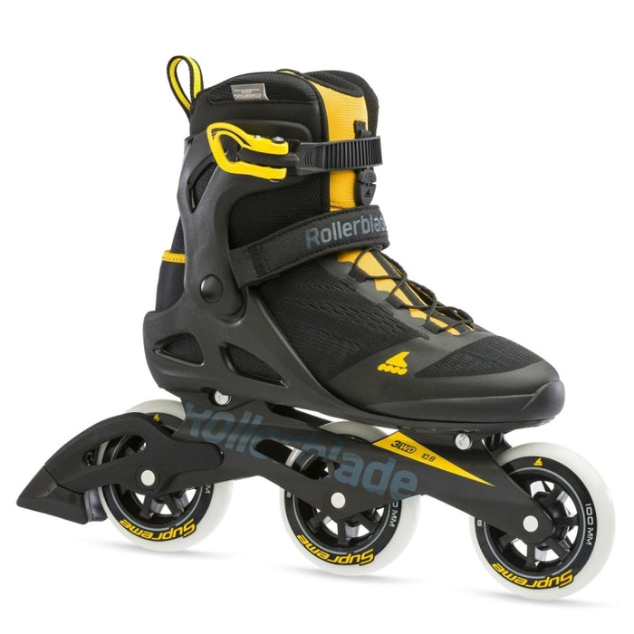 Rollerblade Macroblade 100 3Wd Black/Saffron Yellow 9.5